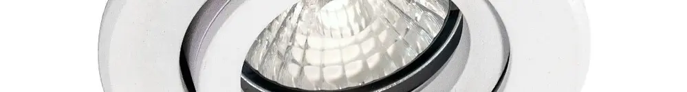 Spot encastré TK-DISC, blanc mat ressort de tension, Ø de montage 68mm 