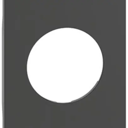 Copertura Living Now 3 moduli per presa Schuko nero 