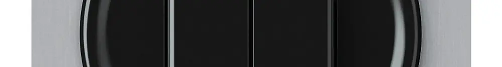Interruttore a pulsante INC origin sch 3 + NO/NC 77×77mm nero 