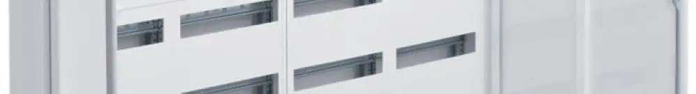 Distributore AP Hager univers 7-file 240UM coperchio IP44 1050×1100×160mm 