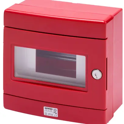 Scatola per segnalatore manuale Gewiss 42 RV mat.sint. IP55 180×180×100mm ro 