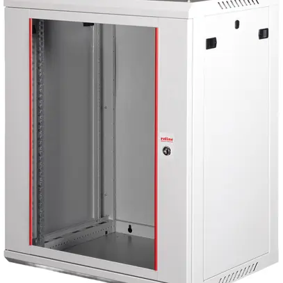 Wandgehäuse 19" ROLINE Basic Plus 600×779×450mm 15HE 1×Tür Stahl grau 