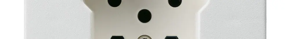 Presa FLF HA tipo 15 con morsetti a innesto con molla a scatto bianco 