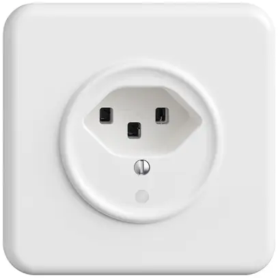 UP-Steckdose STANDARDdue SNAPFIX® 1×T23 mit LED ws 