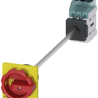 Sezionatore di carico Siemens SENTRON 3LD3 pavimento 25A 3L 66×66mm ro/gi 