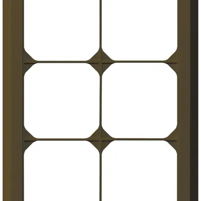 Cadre de recouvrement ENC kallysto.line 3×2 brun 152×212mm 
