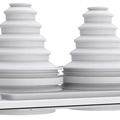 Plaque passe-câbles PrismaSeT XL 205×115×120mm membrane 2×58mm 