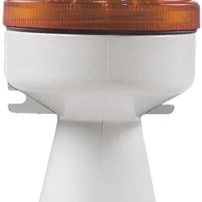 Klaxon avec signal lum.Grothe 240VAC 5W gris clair-ora WL 63 