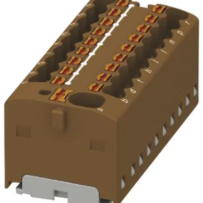 Bloc de distribution PX PTFIX 4/18X1.5-G BN 