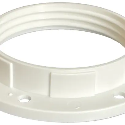 Anello filettato Elektrogros E27 materiale sintetico 56×10mm bianco 