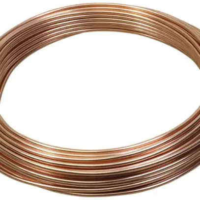 Filo Cu tondo morbido nudo, Ø 6mm, rotolo ca.4m/1kg Rotolo a 25kg