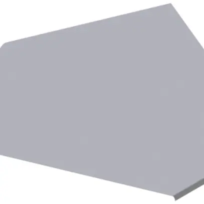 Couvercle Lanz pour angle 45° NW 400×60mm ZMA 