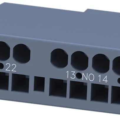 Interrupteur auxiliaire transversal Siemens SIRIUS pour 3RV2 S00…3 1F+1O ressort 