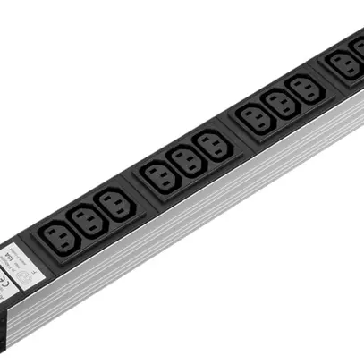 Presa multipla Rittal DK 7240.200 19" 1UA 230VAC/16A 12×C13 