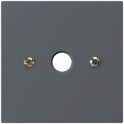 Placca frontale kallysto antracite per 60×60 per scatola di raccordo 