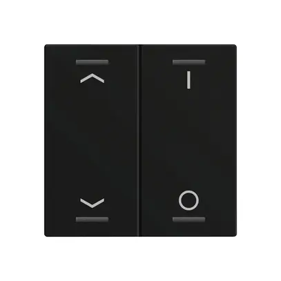 Wippe MDT BE-TAL60W216.C1 1T/4B f.Sensortasten schwarz matt "Jalousie"-"I/O" 