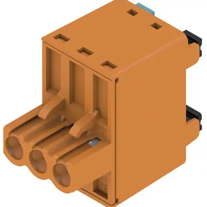 Connettore femmina WM Signal BLDF 5.08/03/180 SN OR BX SO 3L 180° 5.08mm ar 