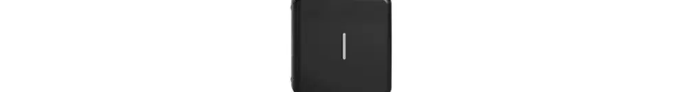 Poussoir 1/4 ENC Sdue Wiser symbole l (en) noir 