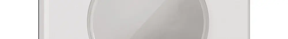 Couvercle NEVO, pour poussoir KNX RGB, avec vis et joint, blanc 