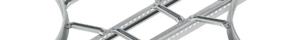 Pezzo croce Niedax, per KL, 60×500 mm, con guide laterali forate 