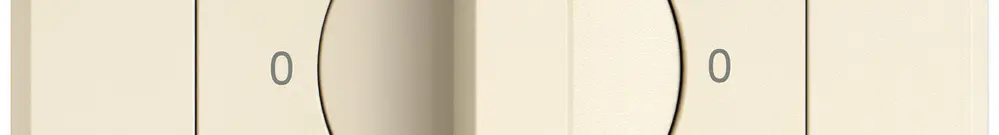 UP-Montageset EDIZIO.liv SNAPFIX® f.Drehschalter m.Griff 0-Jour-0-Nuit cr 
