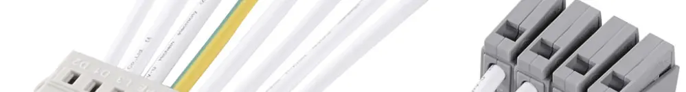 Alimentazione Sylvania RTS 12 poli (1×8 poli/1×4 poli) bianco 