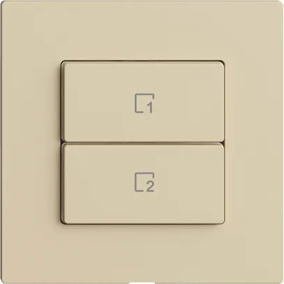 Pulsante scena 2 scene verticale/2T WLAN Edue Wiser vanille 