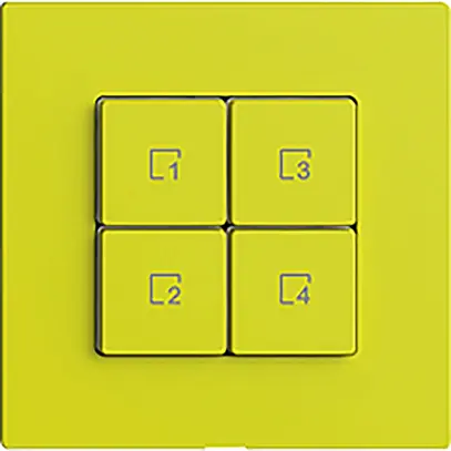 Pulsante scena 4 scene/4T Edue Wiser lemon 