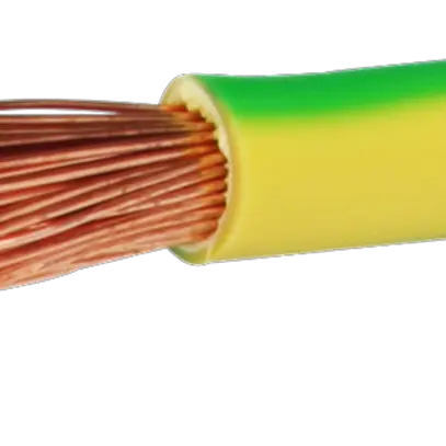 Toron T 10mm² vt-jn Rouleau à 100m H07V-K Eca 