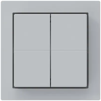Kit frontale per pulsante senza fili Friends of Hue KAL, 60×60mm, adesivo, grc 