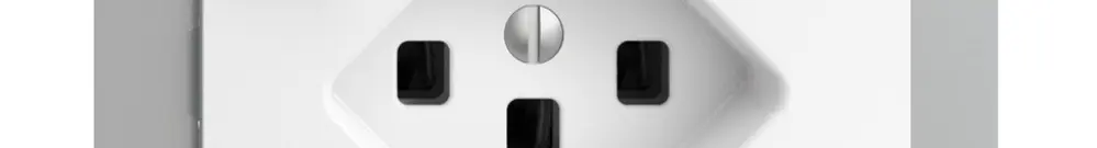 Prise ENC EDIZIOdue T23 FI 30mA FM, blanc 