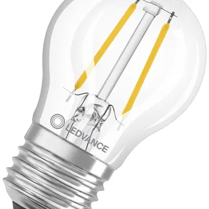 Lampada LED LEDVANCE CLAS P E27 4.8W 470lm 2700K REG Ø45×77mm chiaro 