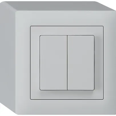 Interrupteur AP kallysto 3/1L+AR/1L gris clair 
