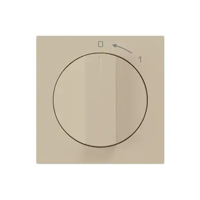 Contatto rotativo 0<1/1L beige kallysto con manopola 
