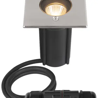 Lampada di terreno LED INS SLV DASAR S IP67 4W 350lm 830 24° 95×95mm acc.affin. 