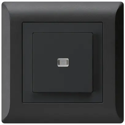 Interruttore pulsante luminoso INC kallysto.line 3/1P nero 