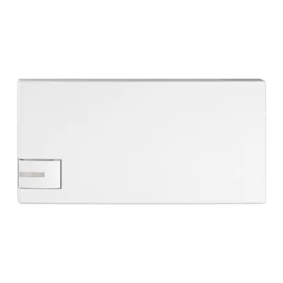 Poussoir 1/2 EDIZIO.liv SNAPFIX® p.KNX&UNI a.LED comm.à 1 touche bc 