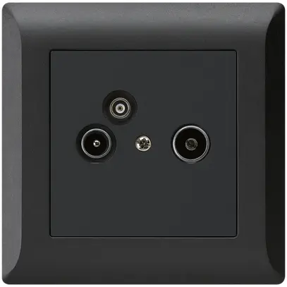 Prise pour antenne ENC R/TV/données kallysto.line 2GHz 19db noir 