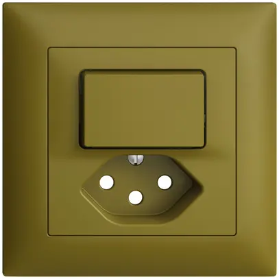 Kit frontal EDIZIOdue olive 88×88mm T13 