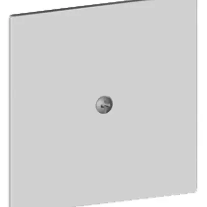 Plaque frontale pleine kallysto blanc 60×60mm 