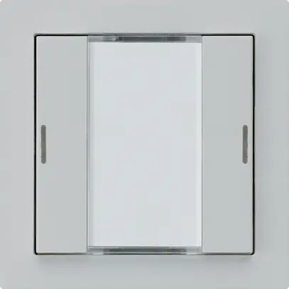 Tasto INC kallysto A KNX 2× LED RGB s/e-link grigio chiaro 