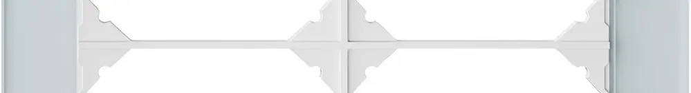 Intestazione INC EDIZIO.liv prestige SNAPFIX® 2×2 154×154mm specchio satin 