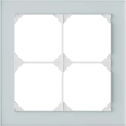 Intestazione INC EDIZIO.liv prestige SNAPFIX® 2×2 154×154mm specchio satin 