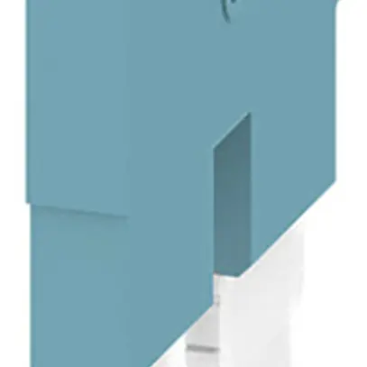 Connexion transversale Weidmüller ZQV 6N/2 BL branché 2L 8mm isolé 41A bleu 