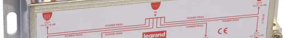 TV-Verteiler 6-fach Legrand InOne 