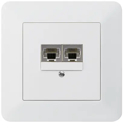 Scatola INC kallysto.trend 2×RJ45s separato CUC bianco 