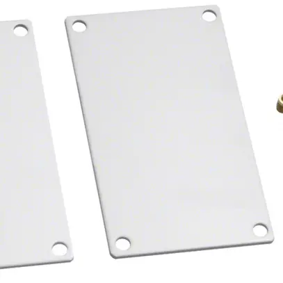 Embout de fermeture tehalit DABA 5080, blanc trafic 