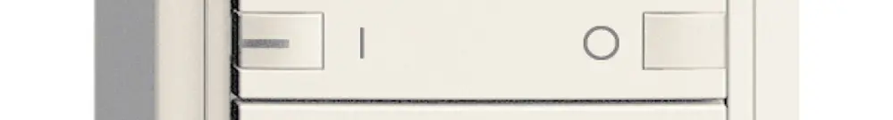 Tasto AP ZEP ON-OFF scena 2c/4t con LED EDIZIOdue bianco 