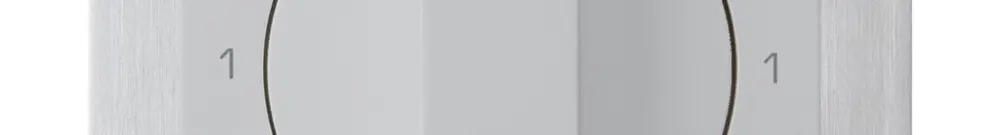 Interrupteur rotatif ENC kallysto 0/2L gris clair avec manette 