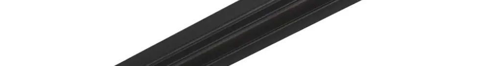 Binario conduttore INS SLV TRACK 48V 1fa alluminio nero 1000mm 